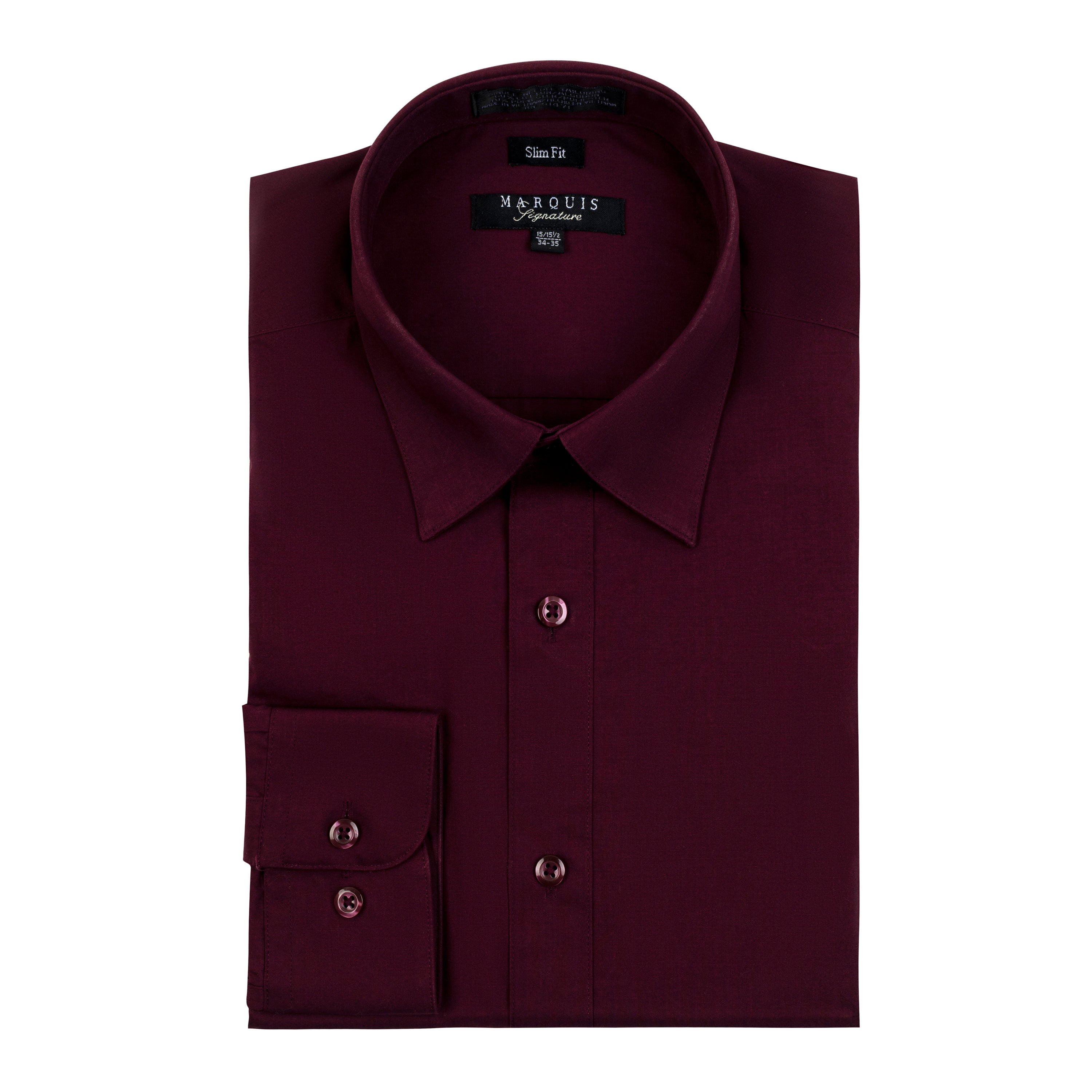 MARQUIS SLIM FIT DRESS SHIRT, 16 36/37 / Red MARQUIS SLIM FIT DRESS SHIRT, 16 36/37 / Red