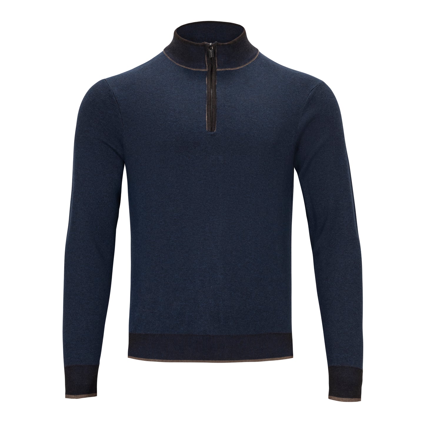 F/X FUSION BIRDSEYE ¼ ZIP SWEATER