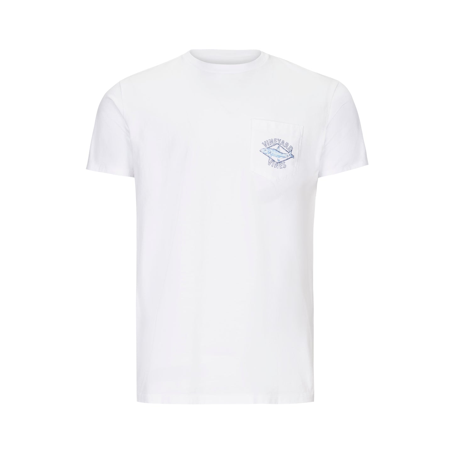 VINEYARD VINES PAINTED BONEFISH GRAPHIC POCKET TEE