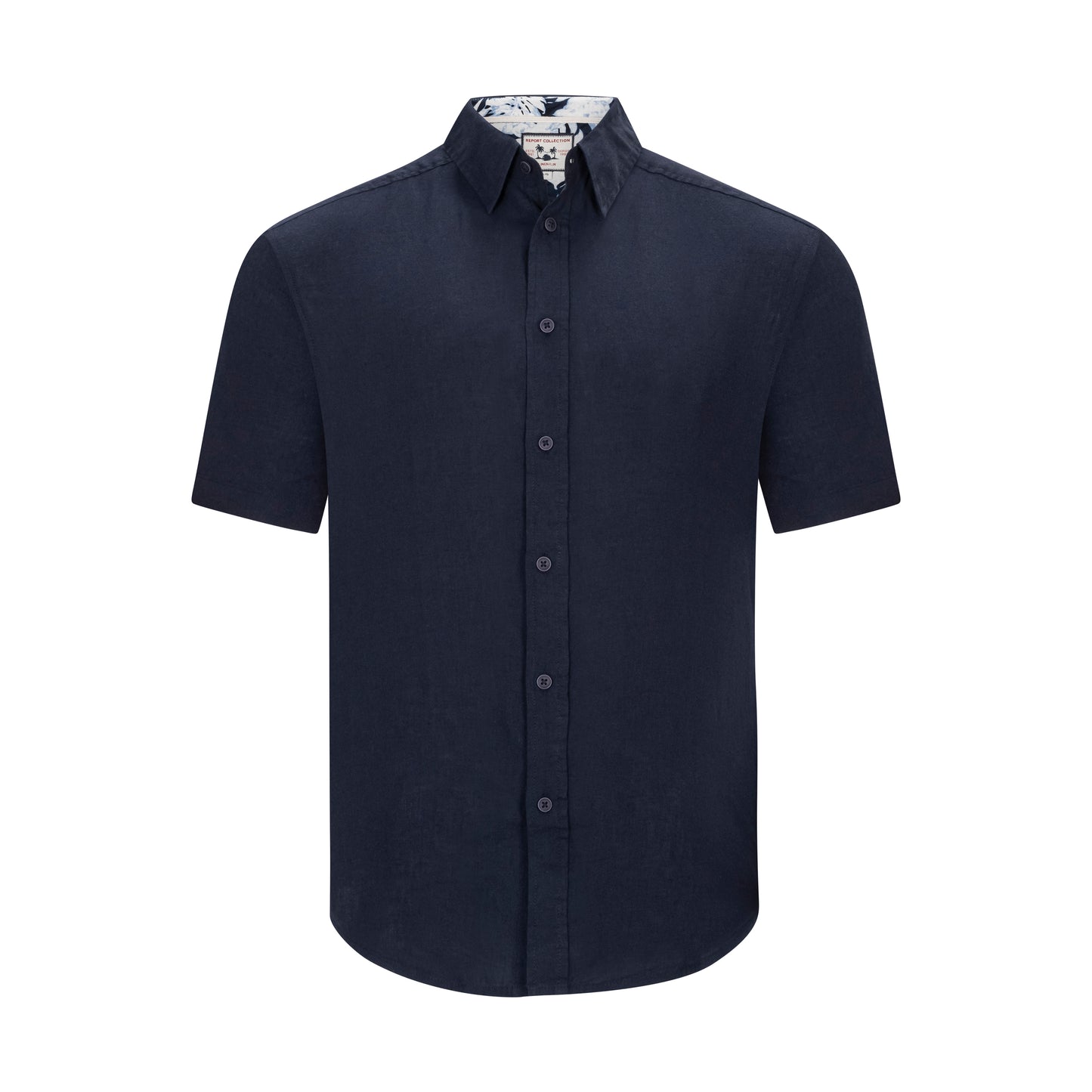 REPORT COLLECTION SHORT-SLEEVE LINEN SHIRT