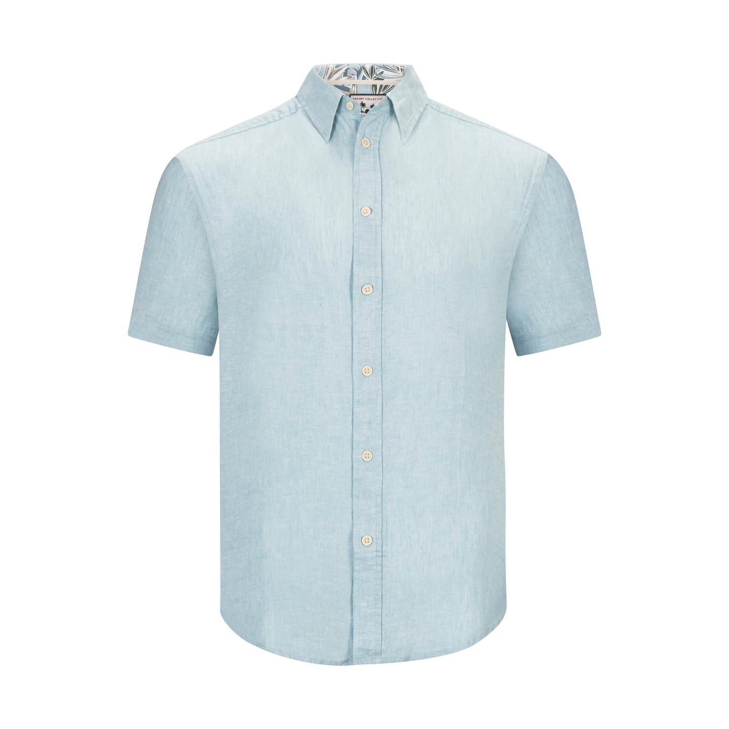 REPORT COLLECTION SHORT-SLEEVE LINEN SHIRT