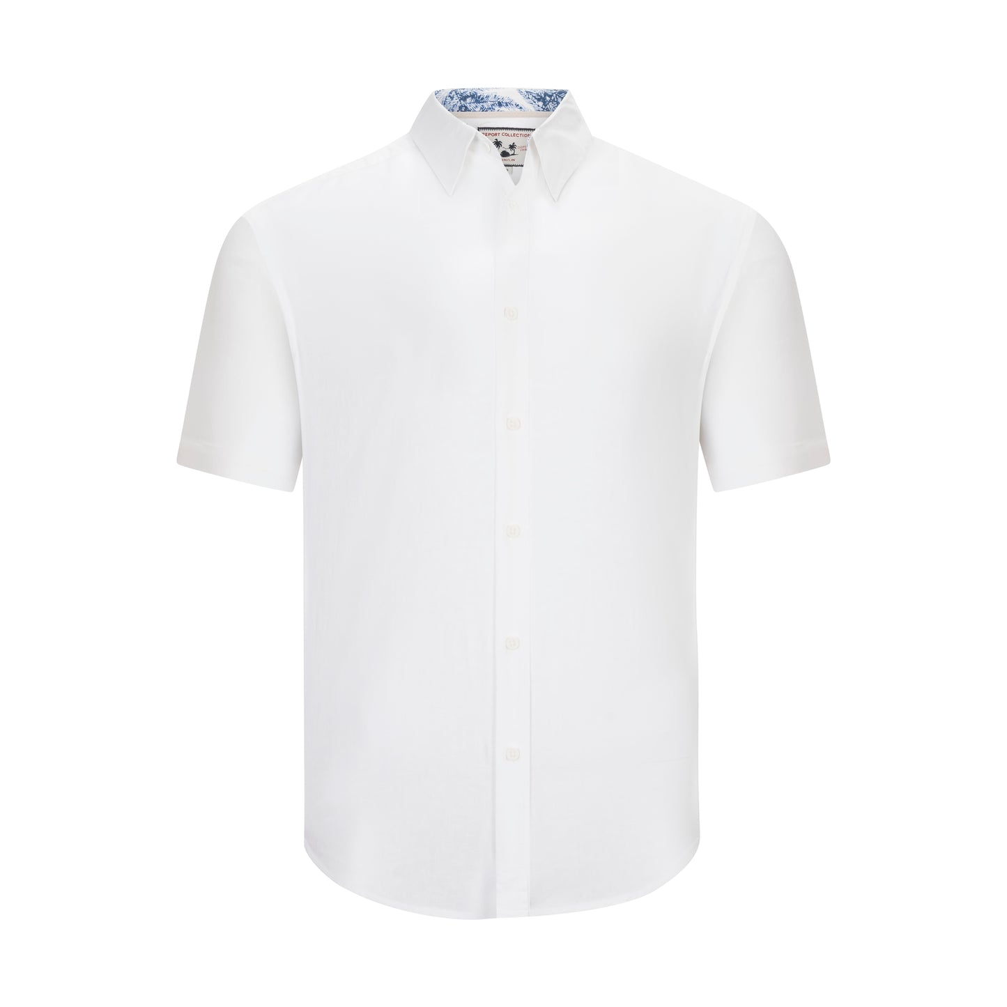 REPORT COLLECTION SHORT-SLEEVE LINEN SHIRT