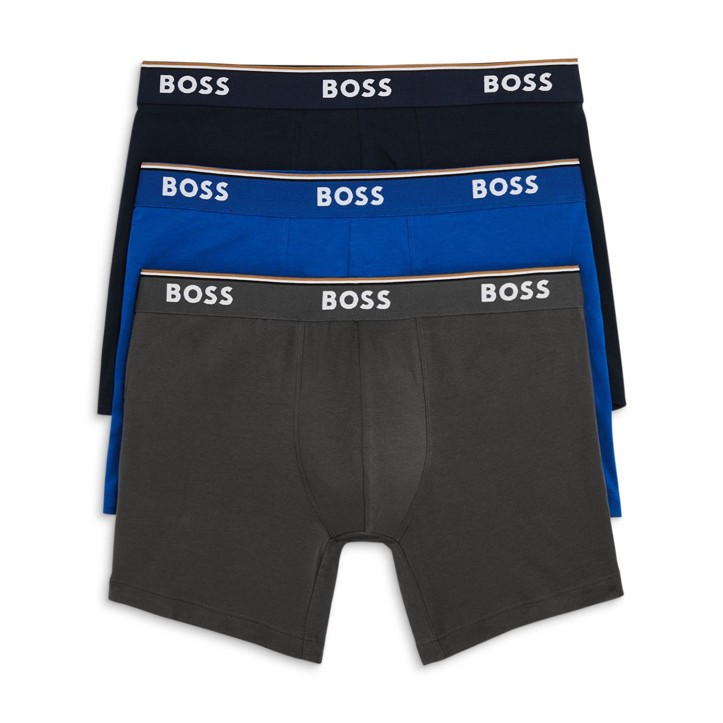HUGO BOSS COTTON STRETCH BOXER BRIEF 3-PACK MULTI (more colors)