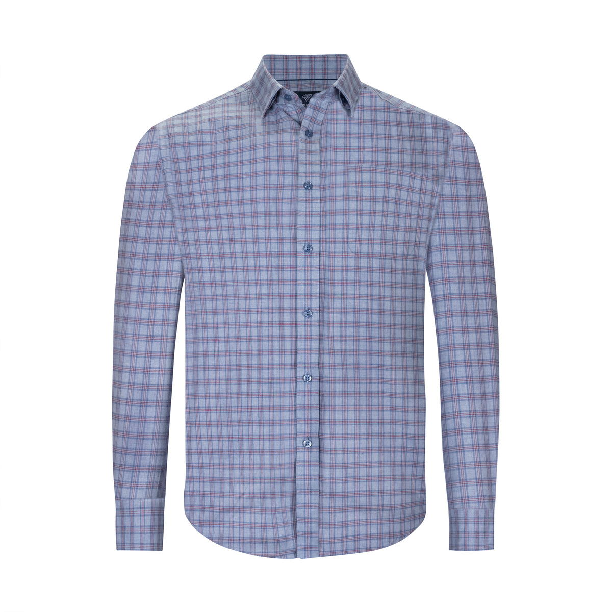 FORSYTH OF CANADA TAILORED FIT MULTI-PLAID SHIRT