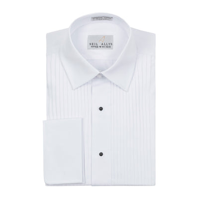NEIL ALLYN PLEATED SLIM FIT TUXEDO SHIRT