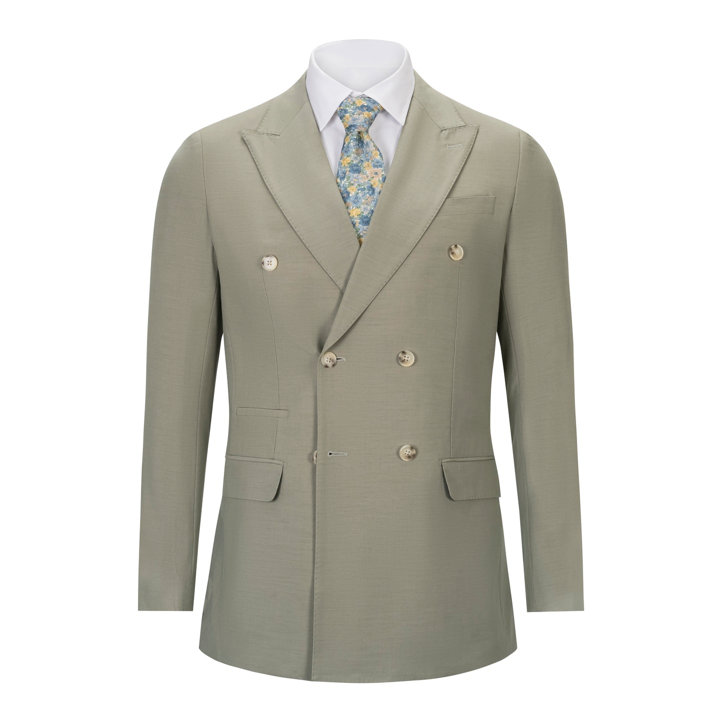 BELLUCCI SAGE GREEN DOUBLE-BREASTED SUIT