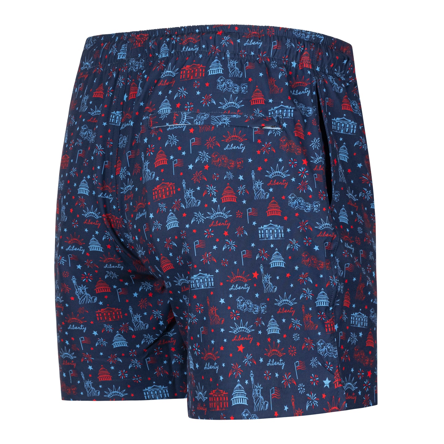 BUOY BOAT LADY LIBERTY SWIM TRUNKS