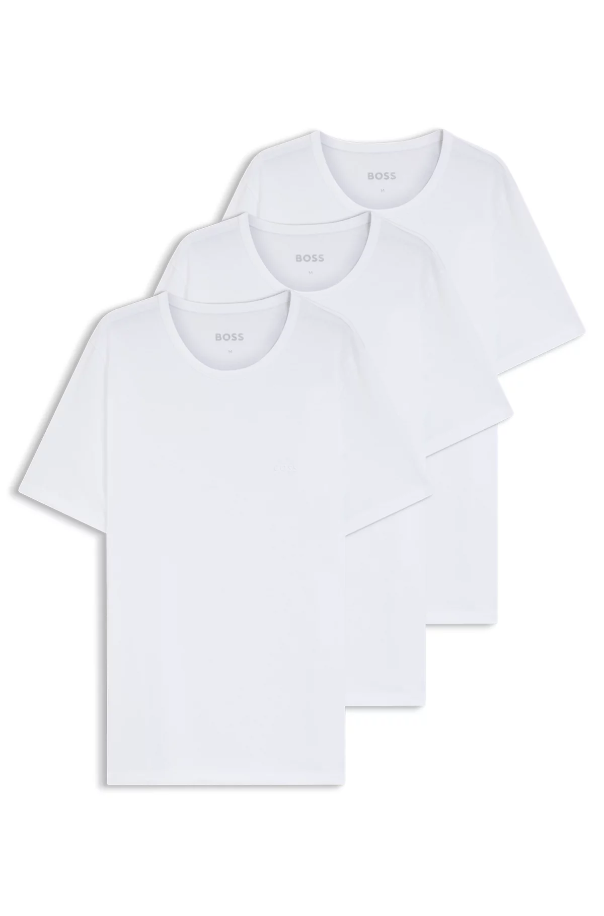 HUGO BOSS COTTON CREW NECK 3 PACK (more colors)