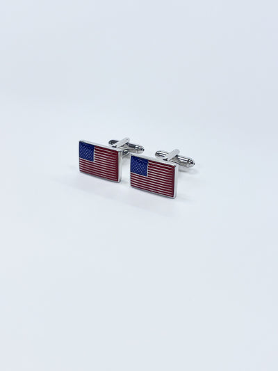 AMERICAN FLAG CUFFLINKS