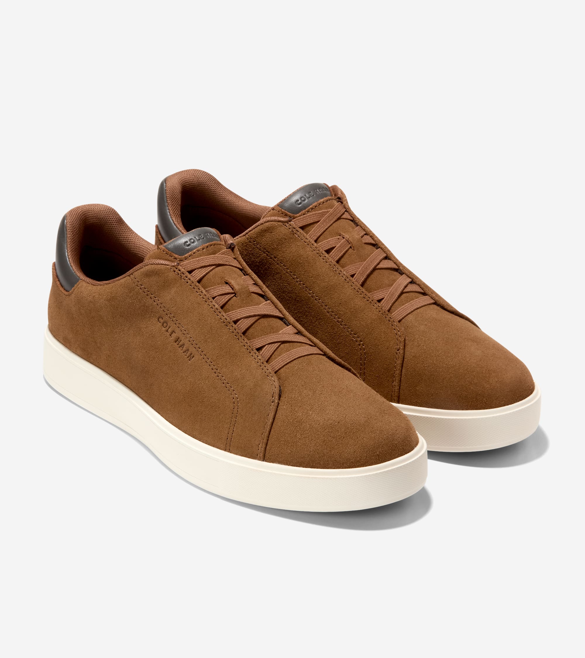 Cole Haan C06684 Men’s Brown Suede Slip-on Nike Air Sole Size 12 M Mens Cole Haan Nike Air Brown Leather Slip on Shoes Size 9  main image 2