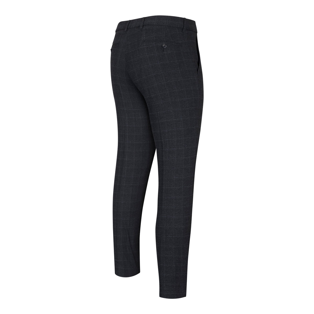 TOMMY HILFIGER STRETCH COMFORT BLUE GLEN PLAID PANT