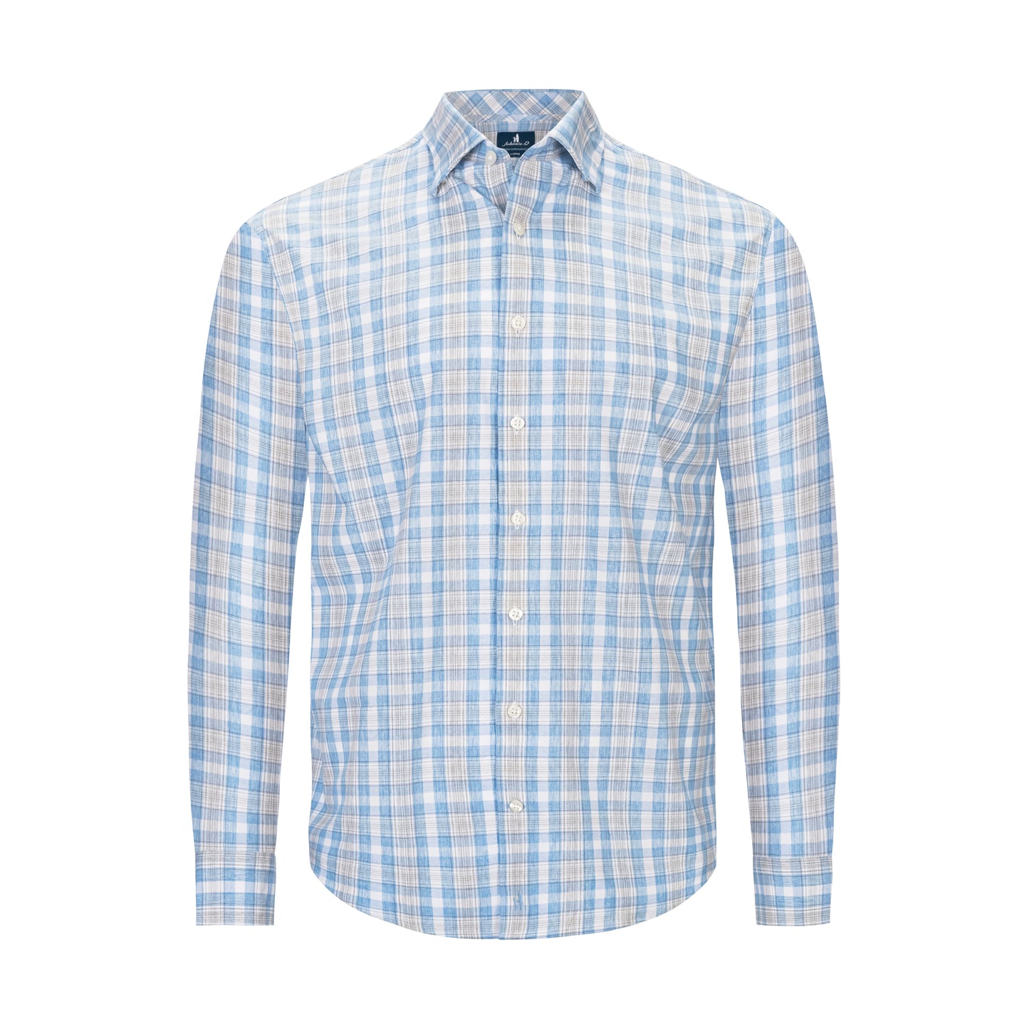 JOHNNIE O EVERYDAY PERFORMANCE BUTTON DOWN SHIRT – MYSTIC PLAID