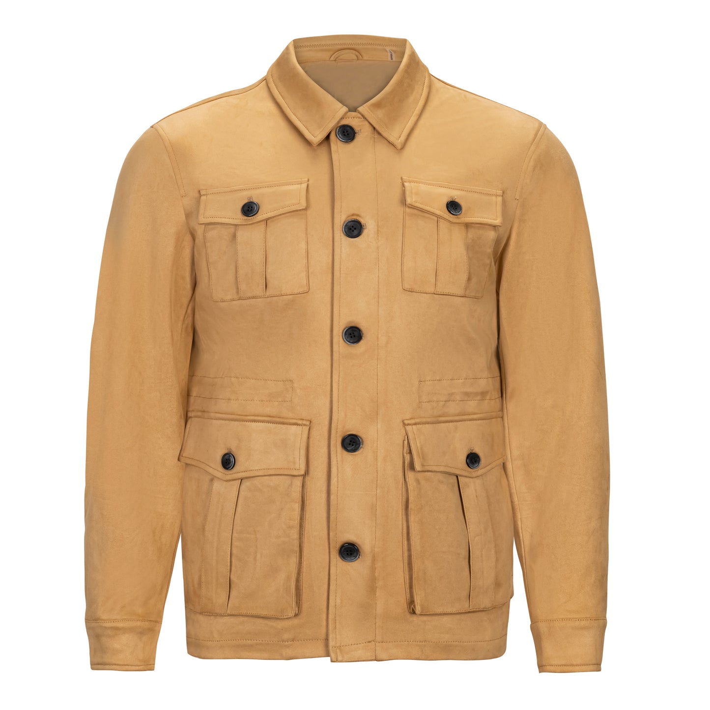 JOHNNY Q FAUX SUEDE SAFARI JACKET (more colors)