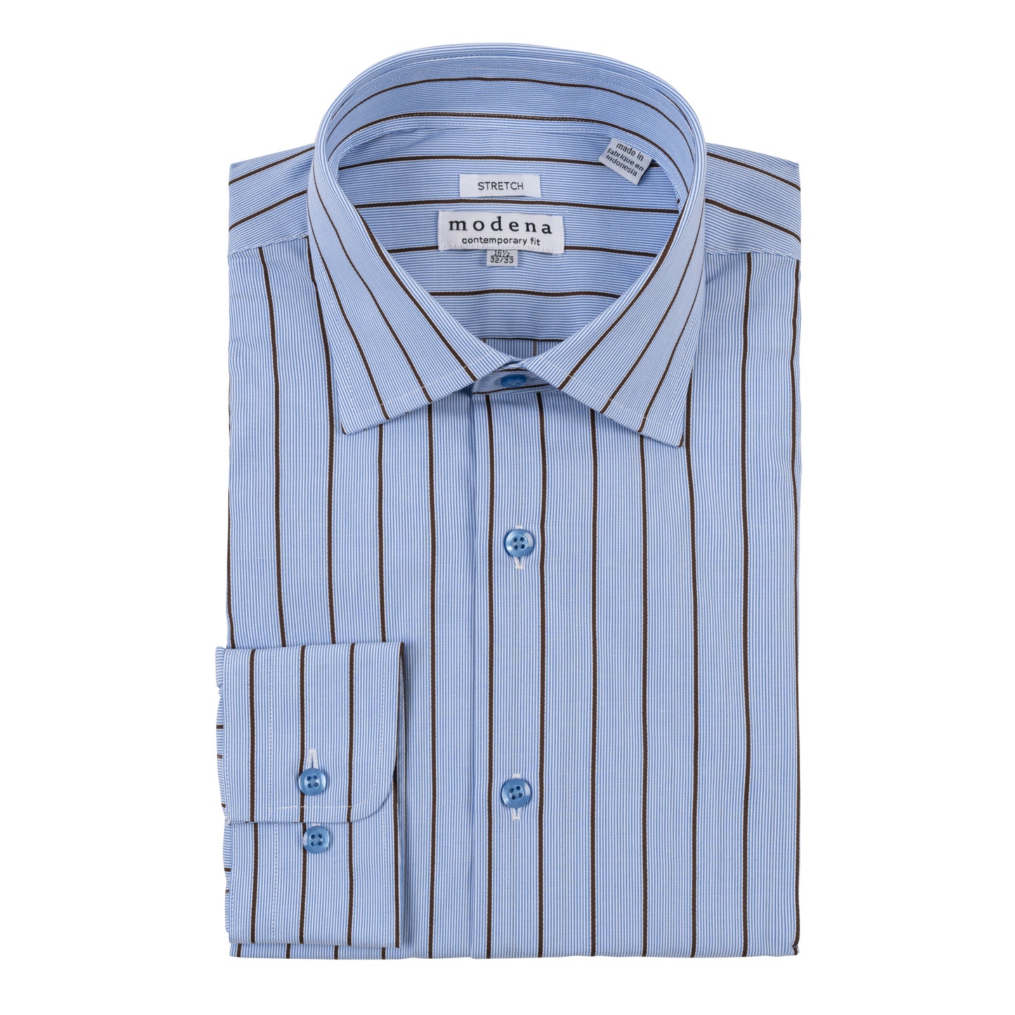 MODENA CONTEMPORARY FIT STRETCH DRESS SHIRT