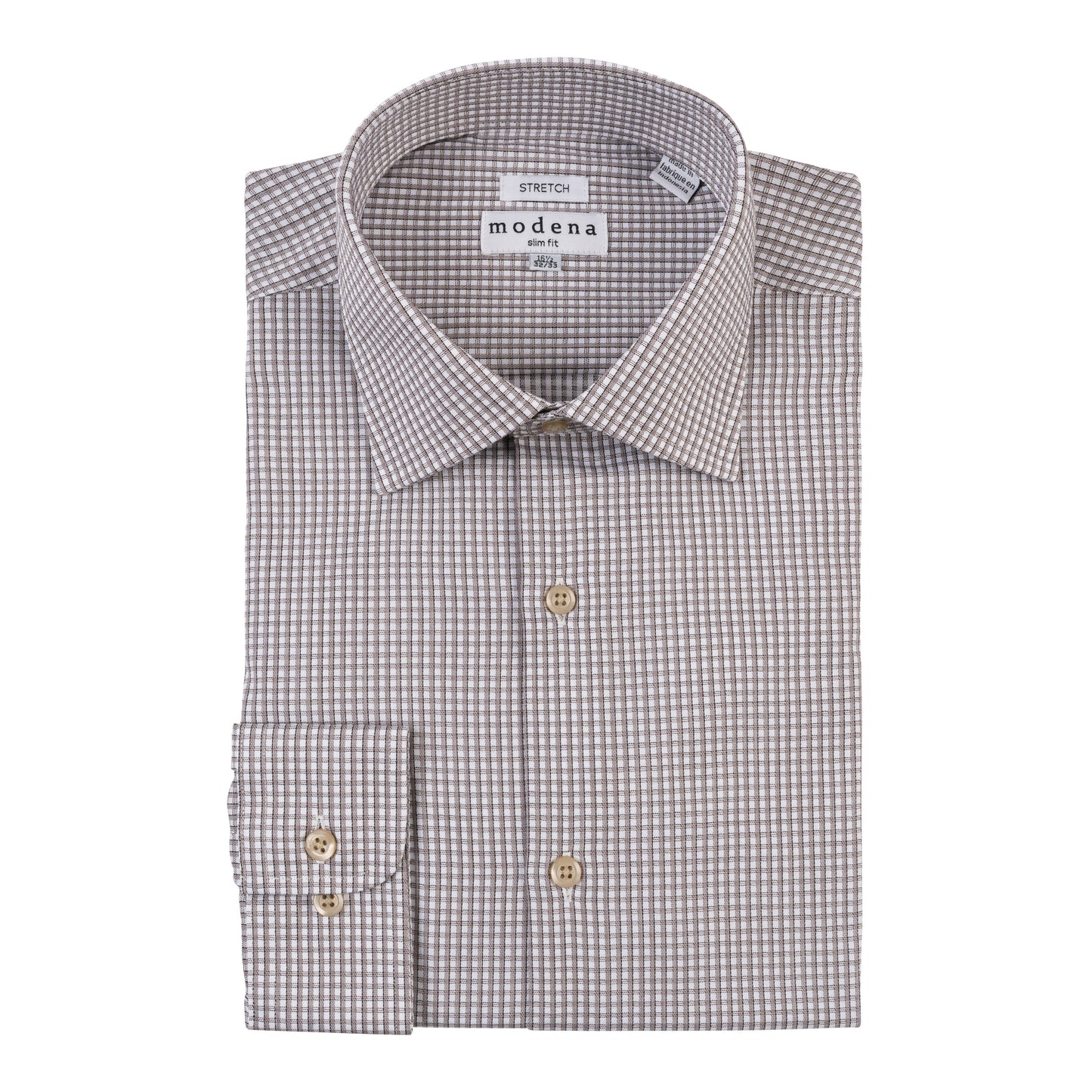 MODENA SLIM FIT STRETCH DRESS SHIRT