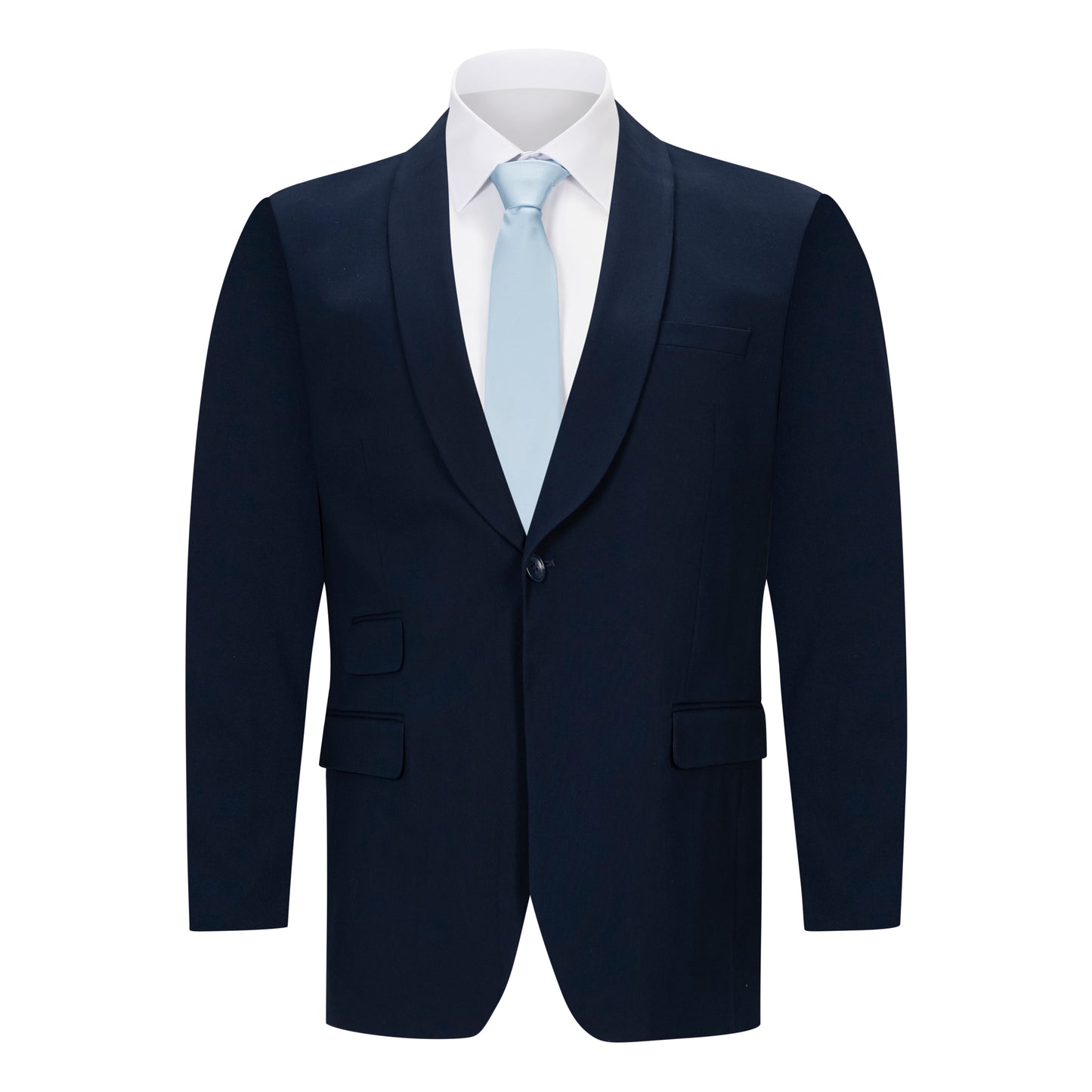 MALONE MIDNIGHT SLIM FIT VESTED SHAWL COLLAR SUIT