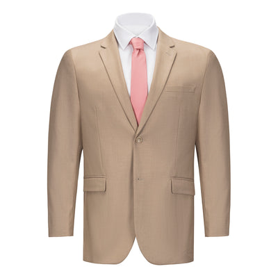 CARAVELLI VESTED TAN SLIM FIT SUIT