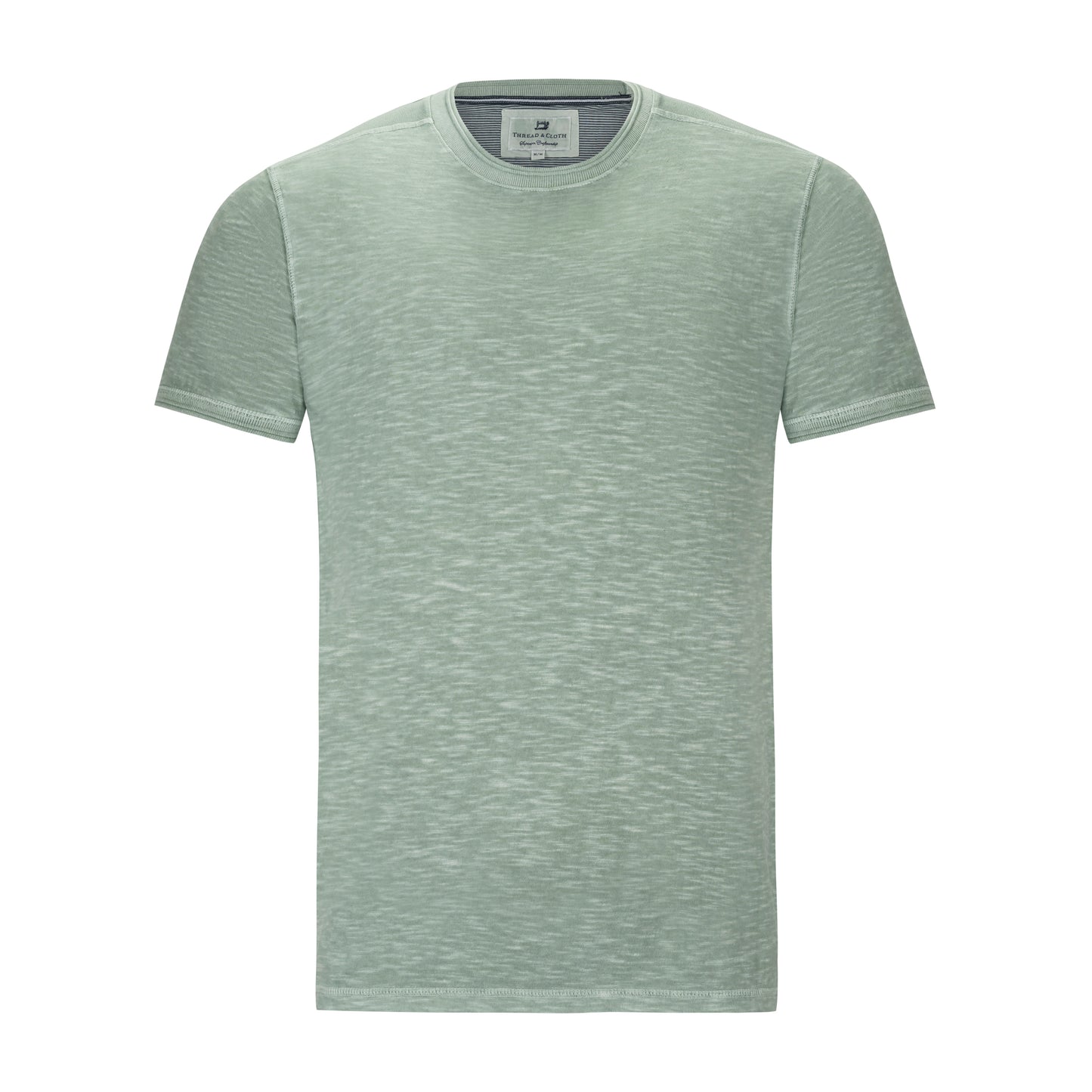THREAD & CLOTH COTTON SLUB CREW NECK TEE