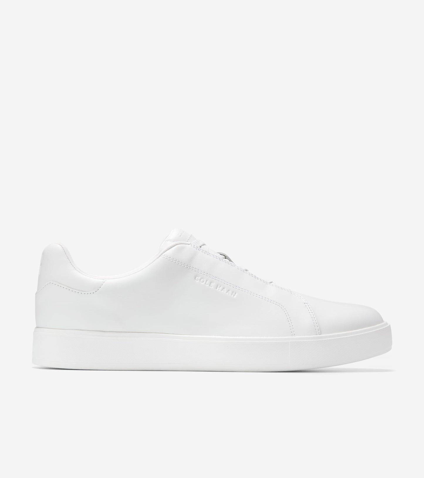 COLE HAAN GRANDPRO LUXE SLIP-ON SNEAKERS IN OPTIC WHITE