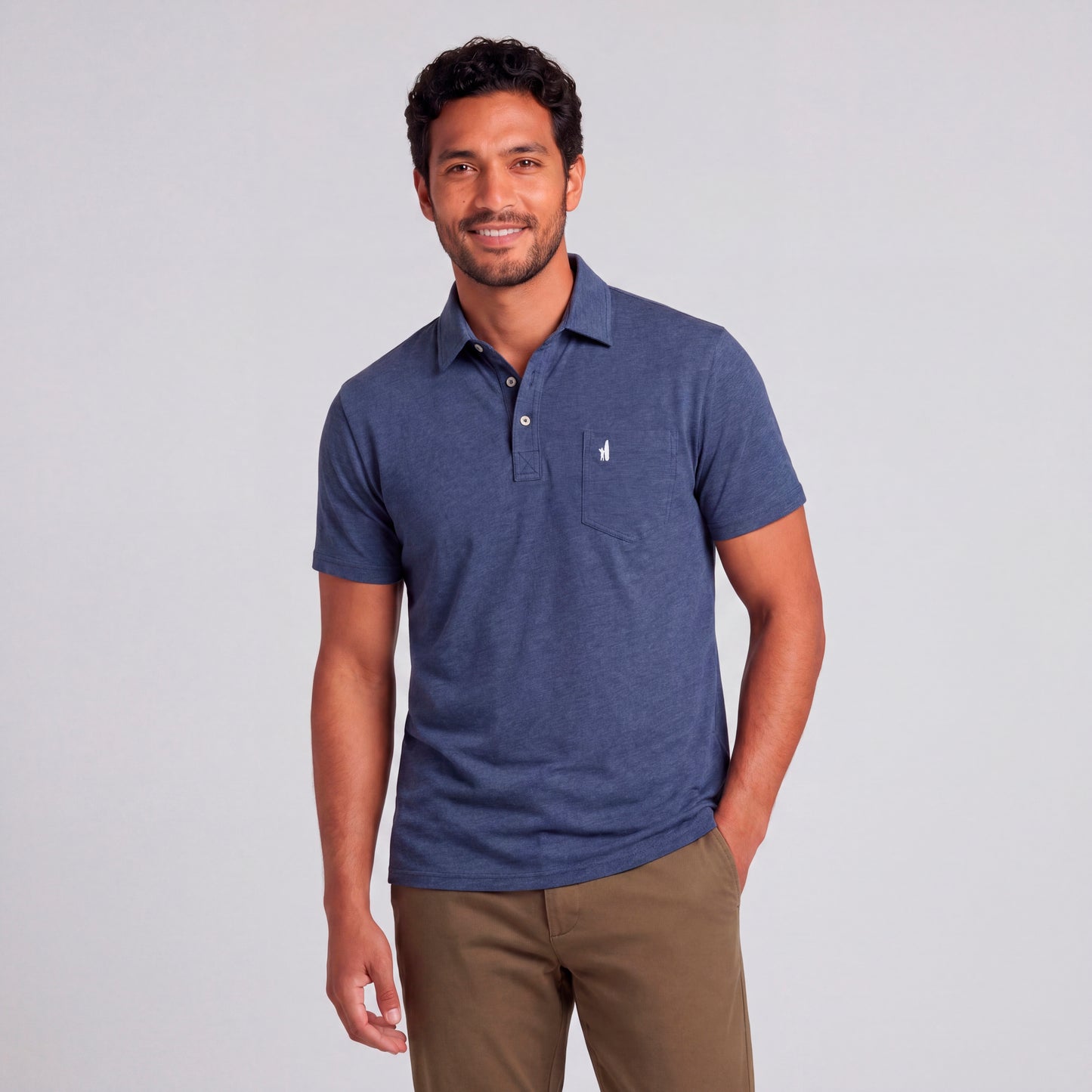 JOHNNIE-O OCEANSIDE HEATHERED POLO