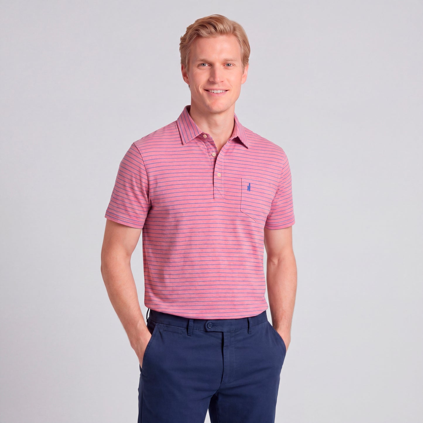 JOHNNIE-O RYAN STRIPE POLO