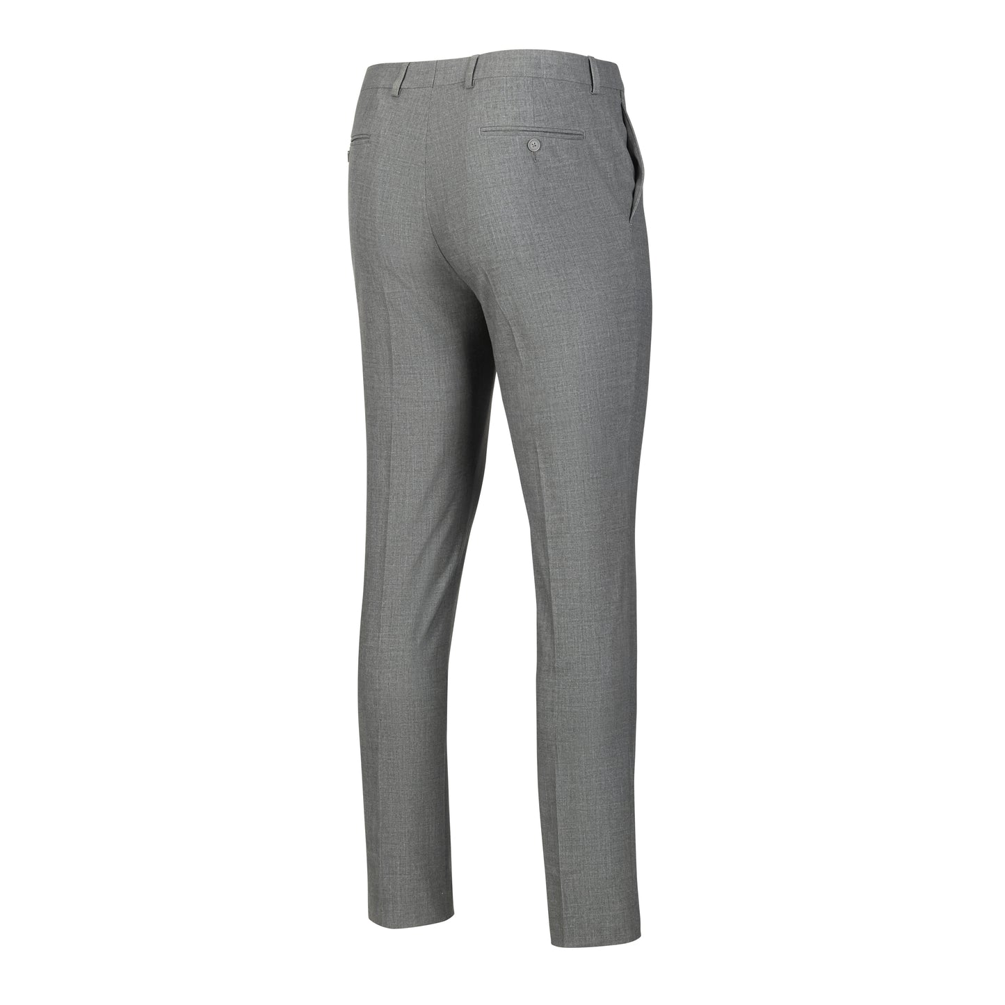 CALVIN KLEIN GREY SKINNY FIT NON-IRON PANT