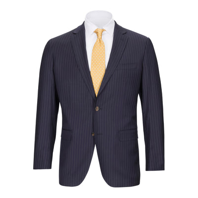 MAX DAVOLI NAVY STRIPE SUIT