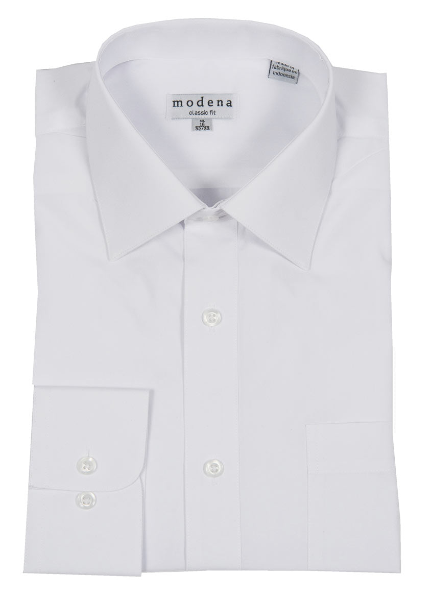 modena contemporary fit dress shirt Modena Contemporary Fit Regular Cuff Shirt - M300BS0R