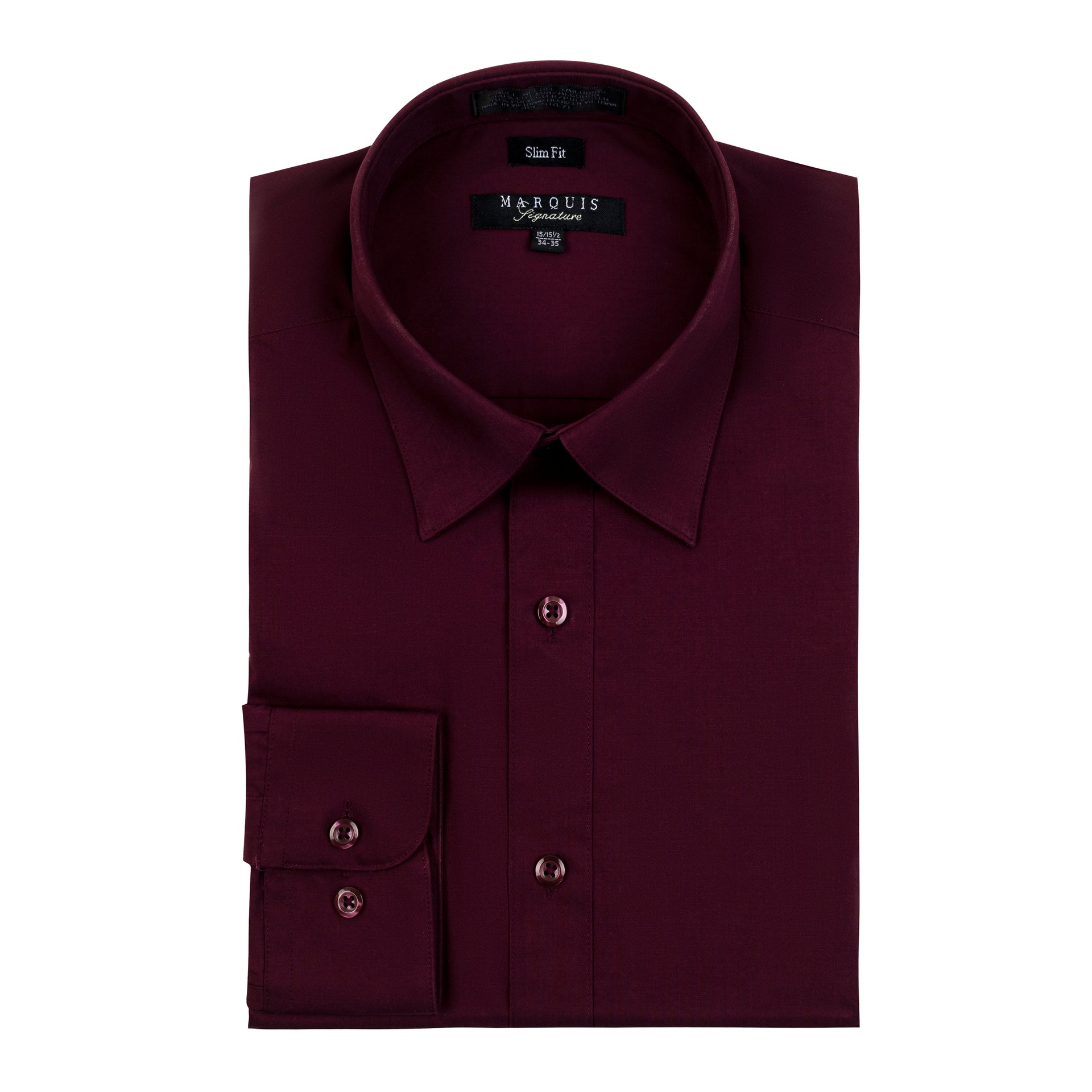 MARQUIS SLIM FIT DRESS SHIRT, 16½ 36/37 / Red