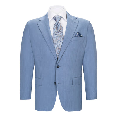 MONDO UOMO BLUE FEATHERBONE SUIT