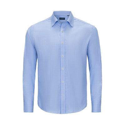 STANTT UNTUCKED PRINCE OF WALES CHECK SHIRT