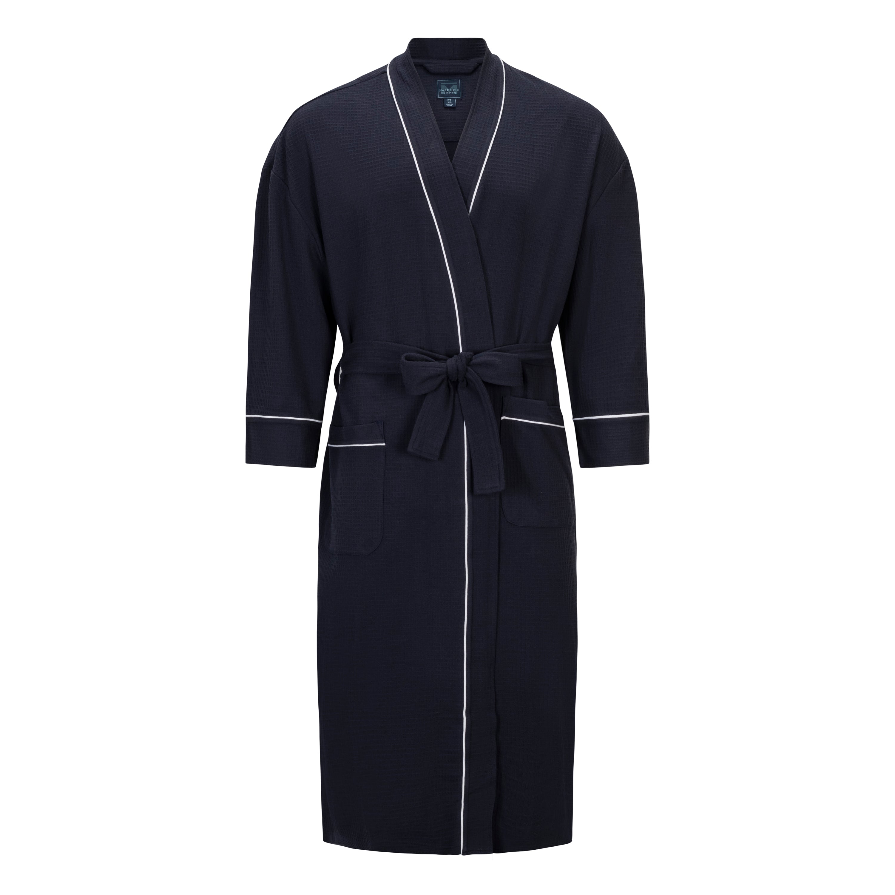 MAJESTIC WAFFLE KNIT KIMONO ROBE (more colors) – Miltons - The