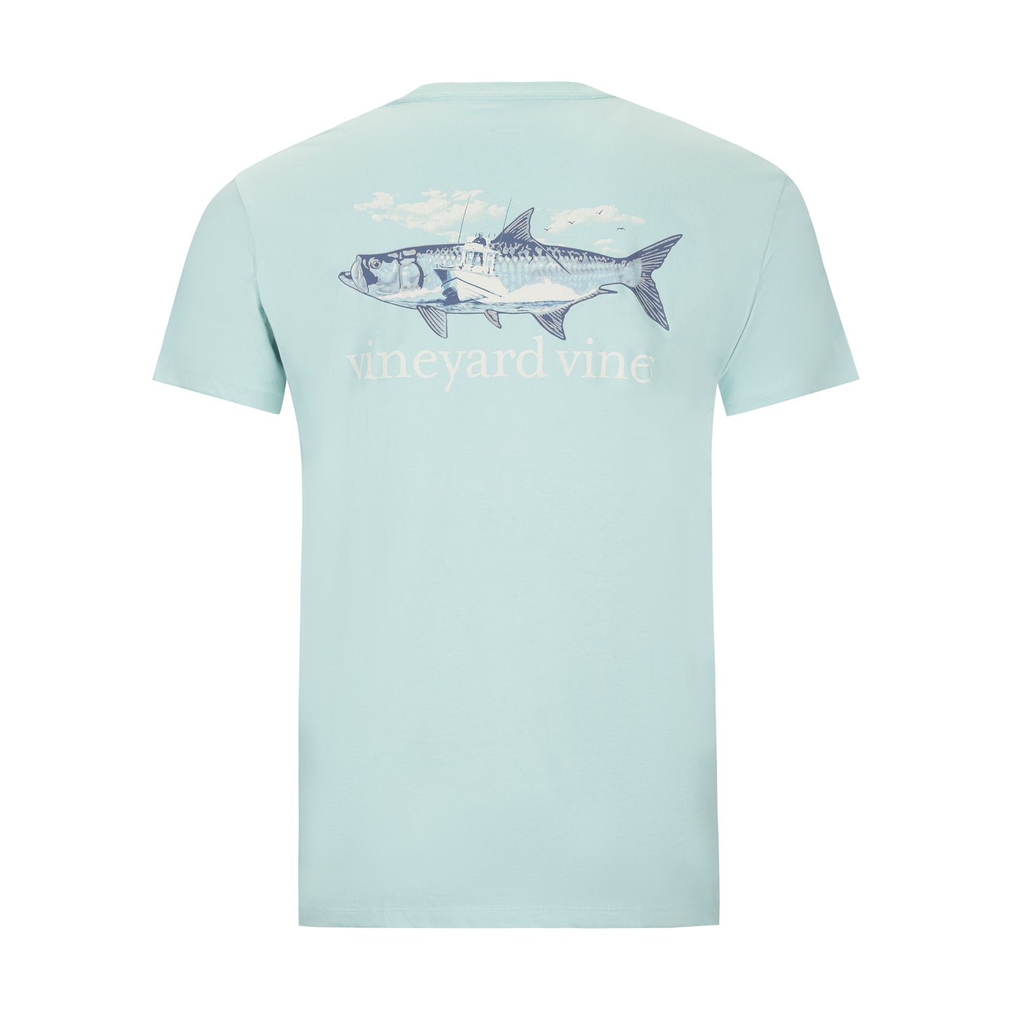VINEYARD VINES CENTER CONSOLE TARPON GRAPHIC POCKET TEE