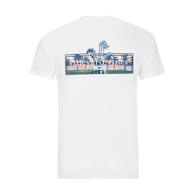 VINEYARD VINES SUNSET GOLF LOGO POCKET TEE