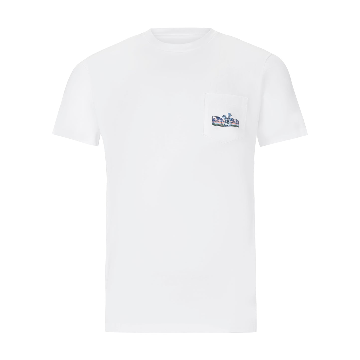 VINEYARD VINES SUNSET GOLF LOGO POCKET TEE