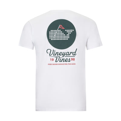 VINEYARD VINES GOLF BALL WHALE GRAPHIC POCKET TEE