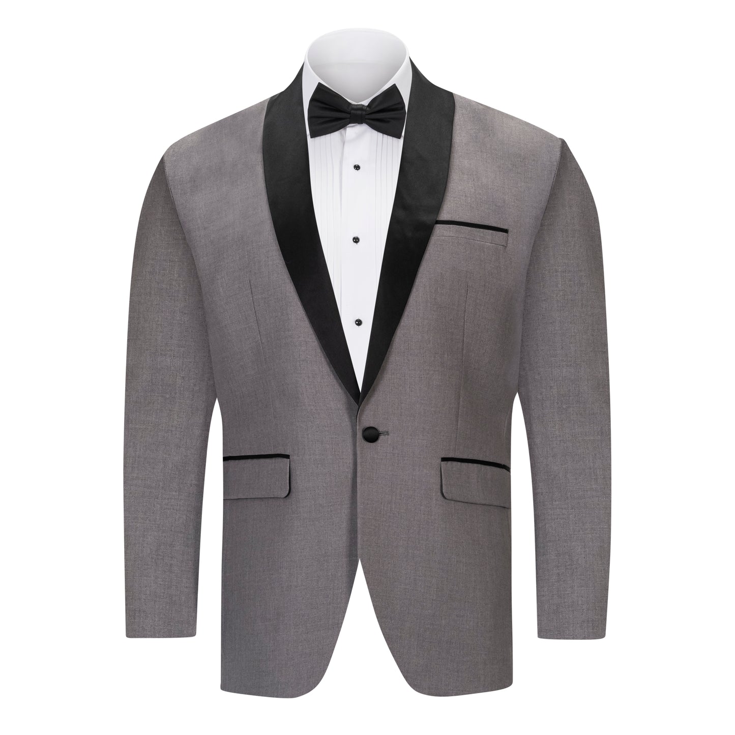 CAPUCCI GREY SHAWL COLLAR VESTED TUXEDO MODERN FIT