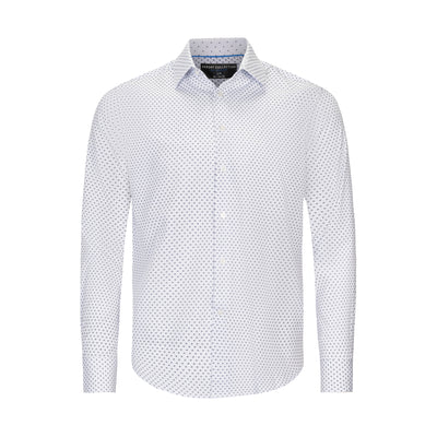 REPORT COLLECTION 4 WAY STRETCH GEO PRINT SHIRT