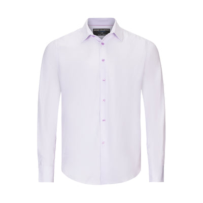 REPORT COLLECTION 4 WAY STRETCH DOT PRINT SHIRT