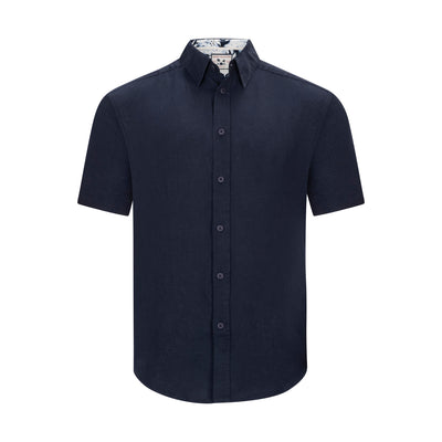 REPORT COLLECTION SHORT-SLEEVE LINEN SHIRT