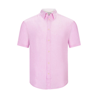 REPORT COLLECTION SHORT-SLEEVE LINEN SHIRT