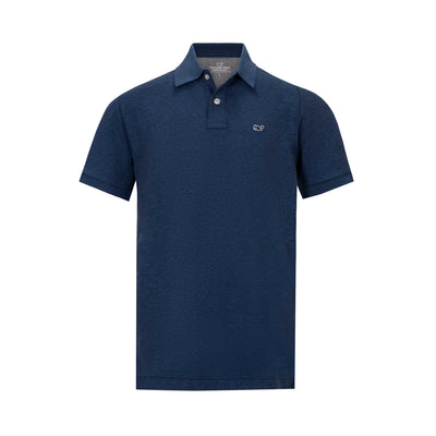 VINEYARD VINES BOYS NAVY EDGARTOWN PIQUE POLO