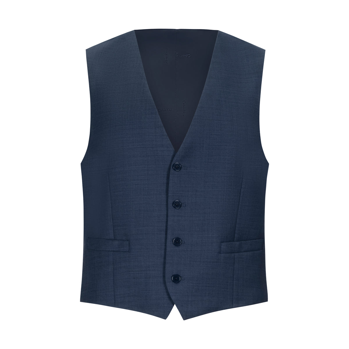 CALVIN KLEIN BLUE SLIM FIT SUIT SEPARATE VEST