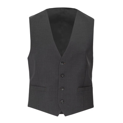 CALVIN KLEIN CHARCOAL X-FIT SUIT SEPARATE VEST