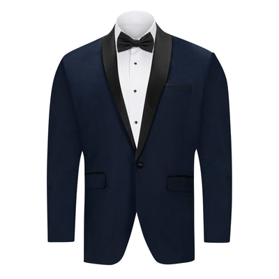 CAPUCCI NAVY SHAWL COLLAR TUXEDO MODERN FIT