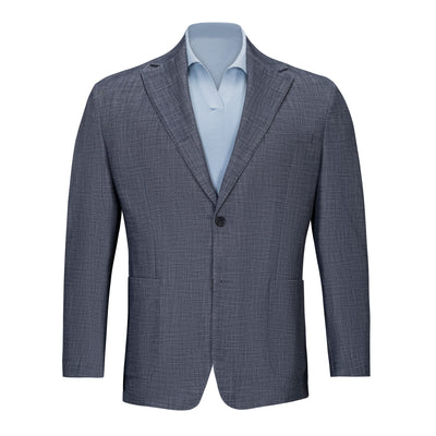 CALVIN KLEIN BLUE TEXTURED SPORTCOAT