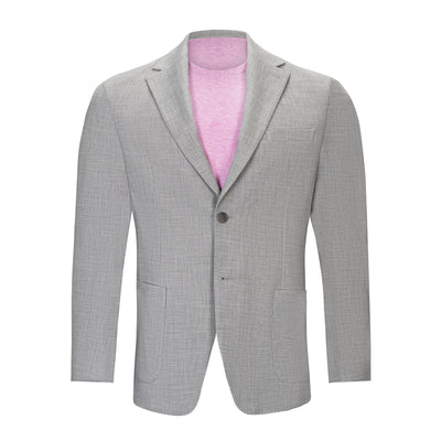 CALVIN KLEIN LIGHT GREY TEXTURED SPORTCOAT