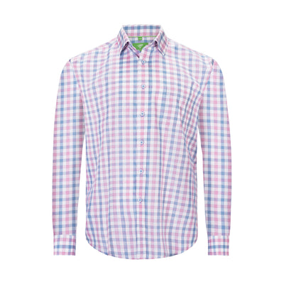 FORSYTH OF CANADA TAILORED FIT MULTI-CHECK SHIRT