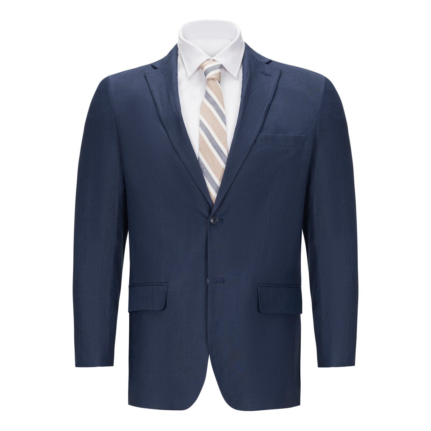 TOMMY HILFIGER NAVY LINEN SPORTCOAT