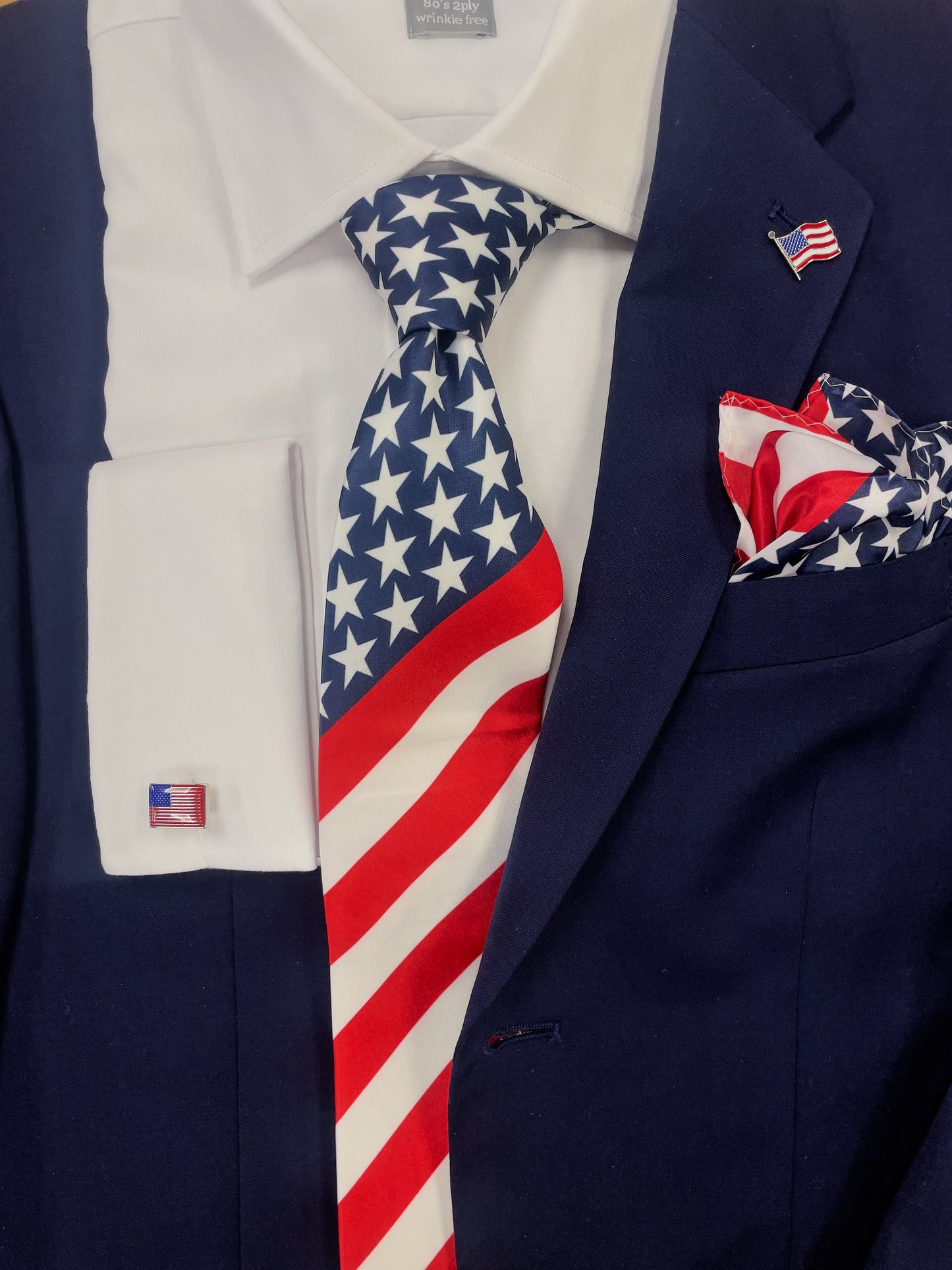 AMERICAN FLAG CUFFLINKS